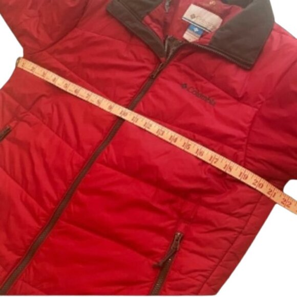 Columbia Mens Red Puffer Omni-heat Interchange Jacket Size M - Picture 13 of 14